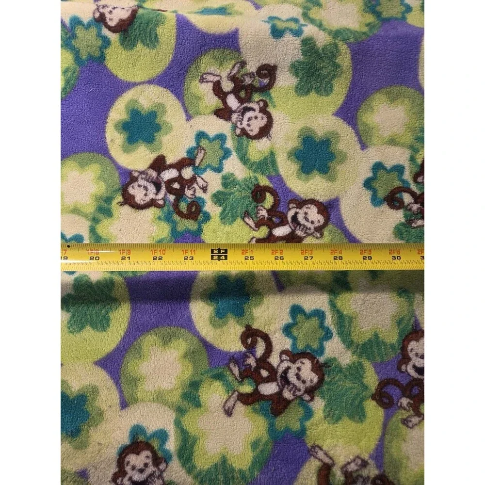 ZooFleece Monkey Green Primate Baboon Mammal Animal Cute Funny 50X60